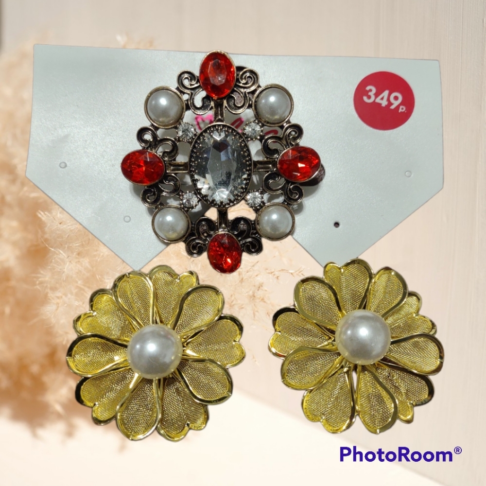 Three Fancy Brooch